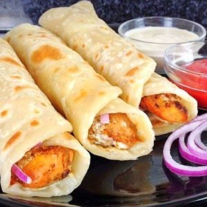 Chicken Roll Pratha
